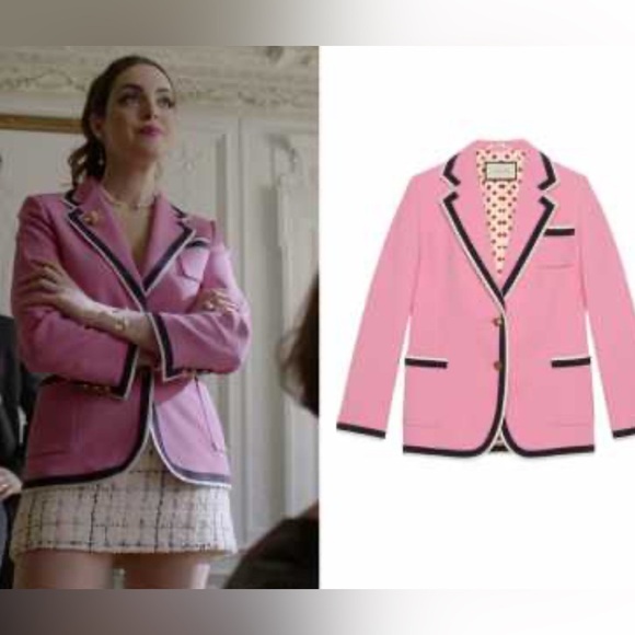 Gucci women pink cady blazer jacket - Picture 1 of 13